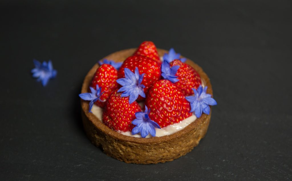 A strawberry tart from Orange & Blossom