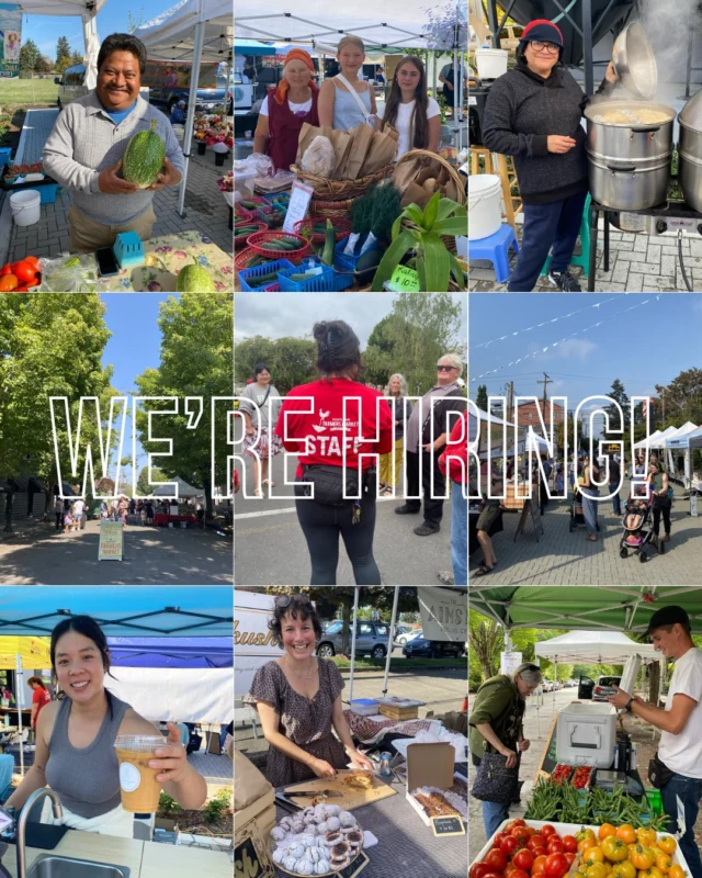 Hey there, Kenton & Lents community members - join our farmers market staff!

If you are team-oriented and enjoy helping others, we invite you to apply for our market crew member roles at our lively Kenton & Lents International Markets!

To learn more about the jobs and how to apply, LINK IN BIO

Market crew members are essential for our farmers markets. They set up & take down equipment, conduct sales, assist shoppers & vendors and ensure everything runs smoothly.

Join us in creating an inclusive market experience for everyone!