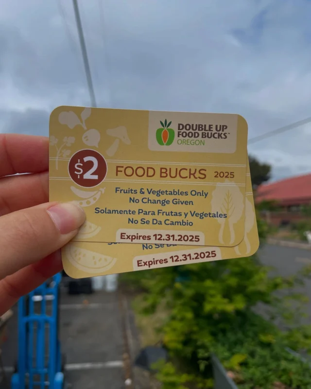 Do you know about our food access programs? At market we offer up to a $20 match of Double Up Food Bucks, a SNAP matching currency. That's $20 more to spend on fresh fruits & veggies! Visit us at the market info booth to learn more.

🍓🍓🍓🍓🍓🍓🍓
King Farmers Market
Sundays, 10 am - 2 pm
NE 7th & Wygant